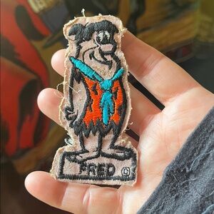 Vintage Patch Flintstones Retro Fred